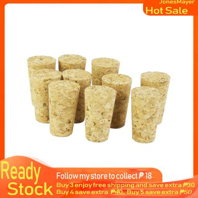 【Lucky】20ชิ้น/ล็อตไม้ธรรมชาติ Corks Stopper จุกขวดไม้กรวยประเภทขวด Corks ปลั๊กปิดผนึกฝาขวด Corks