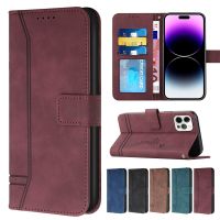 Phone Case for iphone 14 14 pro 14 plus Solid Color Card Wallet for iphone 11 12 13 14 pro max 6 7 8 plus xr xs max Flip Cover