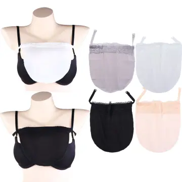 Women Quick Easy Clip-on Lace Mock Camisole Bra Insert Wrapped Chest  Overlay Modesty Panel For Women Low Cut Clothing Tube Tops - AliExpress