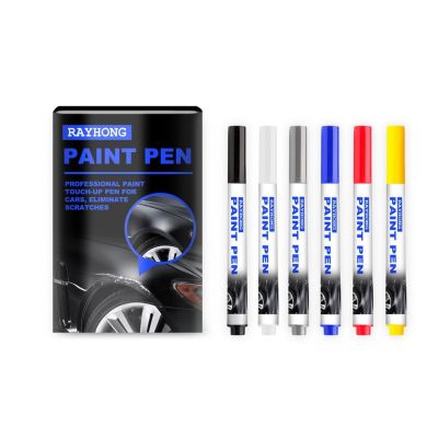 【CW】 Fill PaintScratch Repair Removal6 Color Set PaintFilling Repairing WhiteGray Black Red Blue