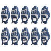 10 PCS Mens Golf Gloves Breathable Blue Soft Fabric Brand GOG Golf Glove Left Hand Drop Ship