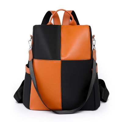 Womens Backpack 2023 Womens New Street Fashionable Simple Computer Bag Large Capacity Travel Backpack 2023