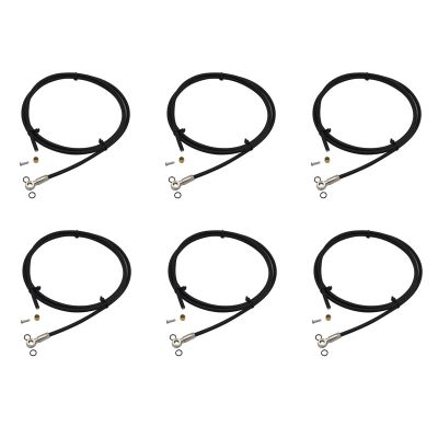 6pcs 2M Bicycle Cuttable Hydraulic Disc Brake Tube Hose Line Cable Wire for Xtr Bh90 / Bh59