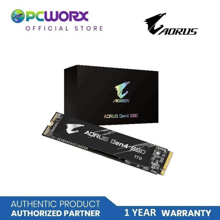 Gigabyte GPAG41TB 1TB GEN4 M.2 2280 NVME PCIE SSD Gigabyte SSD Solid