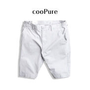 Quần short kaki nam cooPure 97% cotton extra spandex