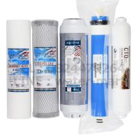 AQUATEK SILVER ชุดไส้กรองน้ำ RO 50 GPD Standard Set ขนาด 10 นิ้ว