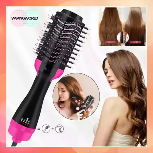 Multi-Function Hair Dryer Multi-Function One Step Hair Dryer Brush Curler  Iron Hair Straight One Step Hair DryerIonic Hair Dryer Hair Straightener  Curler Comb Electric Blow Dryer With Comb Hair Brush Roller Hair
