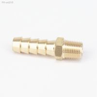 1/8 quot; NPT Male x 5/16 quot; Hose Barbed Tail Brass Fuel Fittings Connectors Adapters Max Pressure 229 PSI