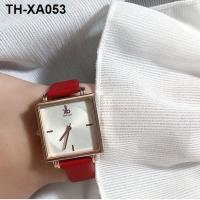 23 years new square retro womens watch ins simple junior high school students waterproof quartz