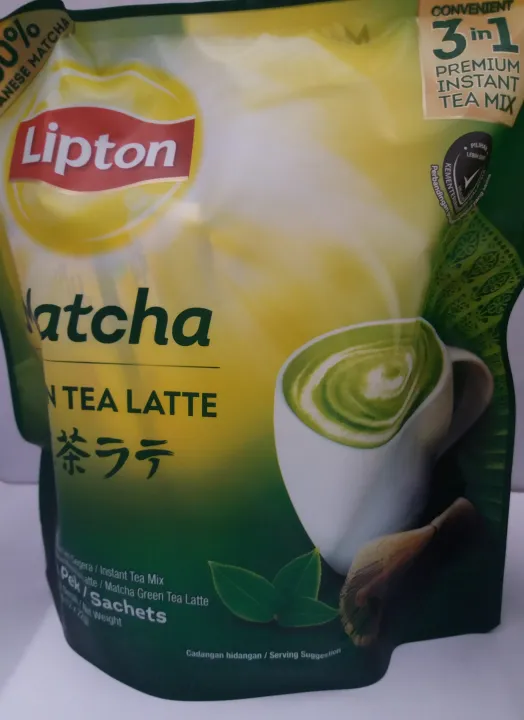 Lipton 3in1 Matcha Green Tea Latte 22g x12 Lazada