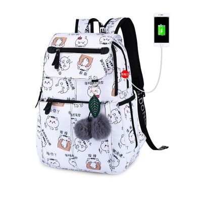 2021School Bags For Teenage Girls School Fashion School Bag Women Backpack Student Mochila Kids Primary USB Waterproof Travel 2021