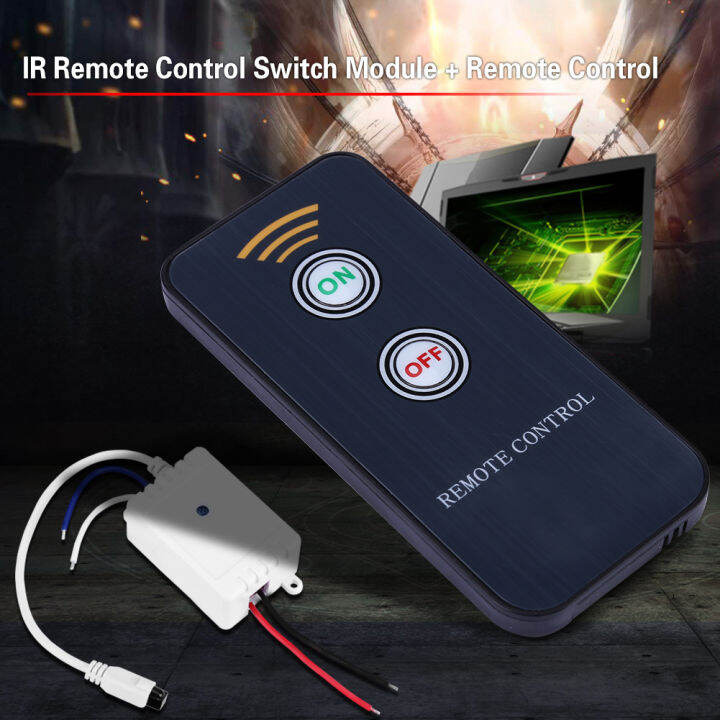 1CH 12V Infrared Remote Control Switch Module IR Remote Control Kit