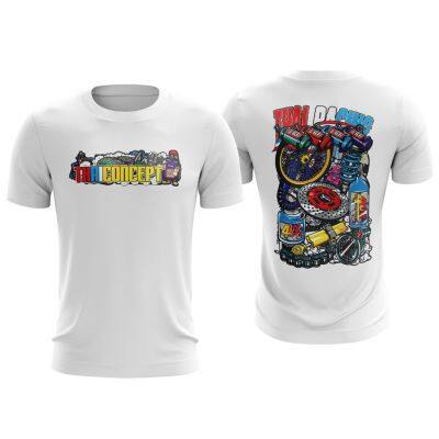 New Fashion[BAJU MOTOR] THAI CONCEPT TSHIRT EDITION RACING Men Fashion Daily Casual Short Sleeve T Shirt Tops 2023