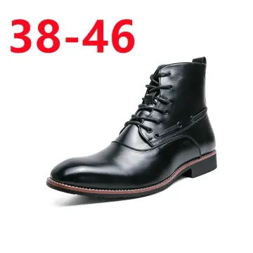 Mens ankle store high dress boots