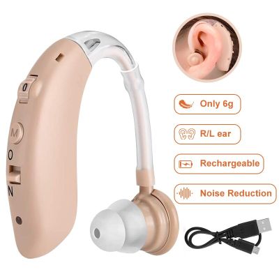 ZZOOI Wireless Elderly Hearing Aids Rechargeable Ear Aid Sound Amplifier Mini Portable Hearingaid Audifonos Para Sordera Deaf Device