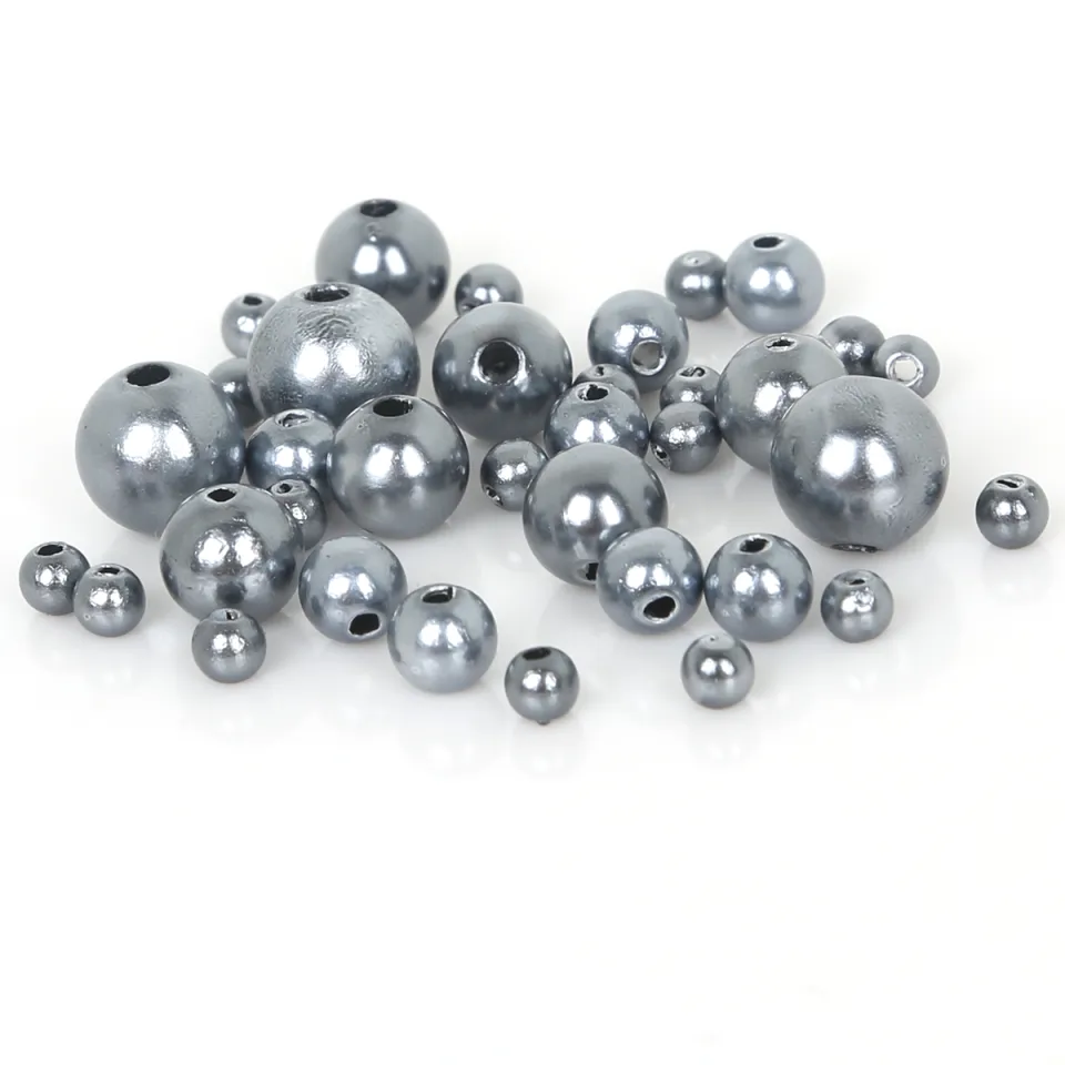  350 Pcs Silver Spacer Beads for Jewelry Making, Mixed