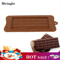 【HOT】Metagio 24กริดช็อกโกแลตสี่เหลี่ยมแม่พิมพ์แม่พิมพ์ซิลิโคนซิลิโคนน้ำแข็งเค้กน้ำตาลBake Moldเครื่องมือ