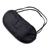 Black Soft Comfortable Mask Sleeping Shade Cover Portable Blindfold Mask Eyeshade Travel V1U0