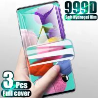 ♕☜ 3Pcs Hydrogel Film For Samsung Galaxy A10 A20 A30 A50 A70 A11 A21 A31 A41 A51 A71 A52 A53 A54 Screen Protector Not Glass