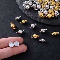 【YP】 5-10sets Shaped Clasps End Caps Fasteners Separable Closures Magnetic Buckle for Jewelry Making Component