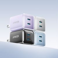 Anker Pro, 40W Piq 3.0 พอร์ตคู่ที่ชาร์จแบบด่วนชาร์จ Usb C สําหรับ Iphone 13/13 Mini/13 Pro/13 Pro Max/12, Ipad Mini, Macbook Air, และอื่นๆ