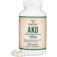 Double Wood AKG (Alpha Ketoglutaric Acid) 1000 mg 180 Capsules