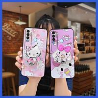 protective Cartoon Phone Case For Tecno Spark 7 Pro/KB8 drift sand TPU armor case glisten Back Cover Shockproof Durable