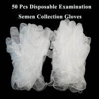 50PCS ปศุสัตว์ไวนิล Examination Semen Collection ถุงมือวัวหมูแกะสัตว์ Farming Clinic Tools