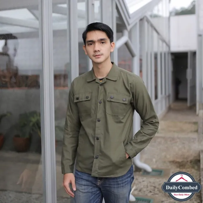 jaket trucker army