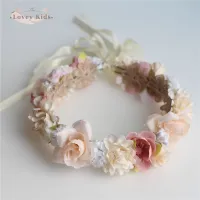 【CW】 Floral Wedding Boho Headpiece Headband Hair Wreath Headdress Beach Wear Accessories