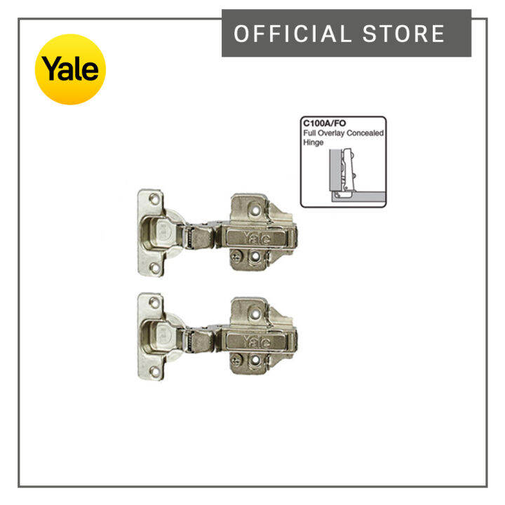 Yale Concealed Hinges Full (2pcs) C100A/FO Lazada PH