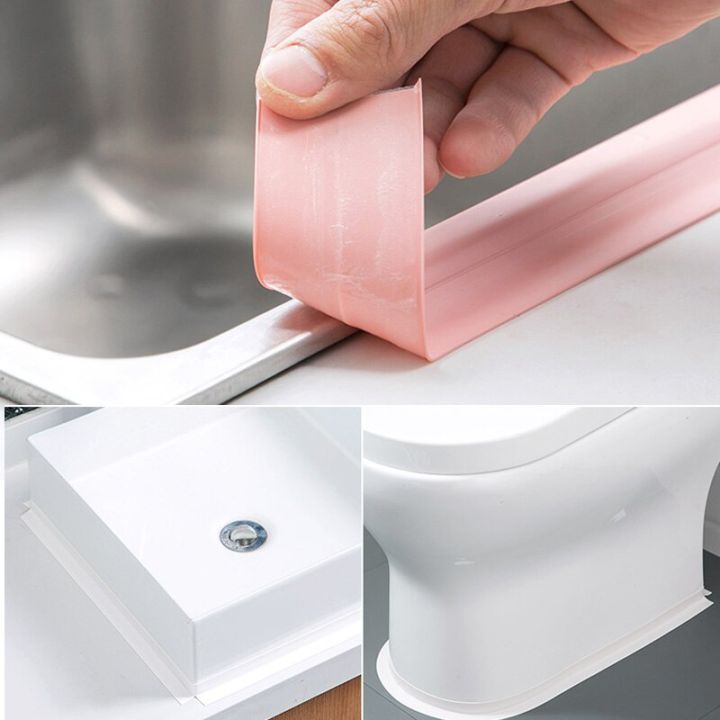 bath-wall-sealing-strip-waterproof-mildew-proof-self-adhesive-tape-kitchen-sink-basin-edge-sealing-tape-adhesives-tape