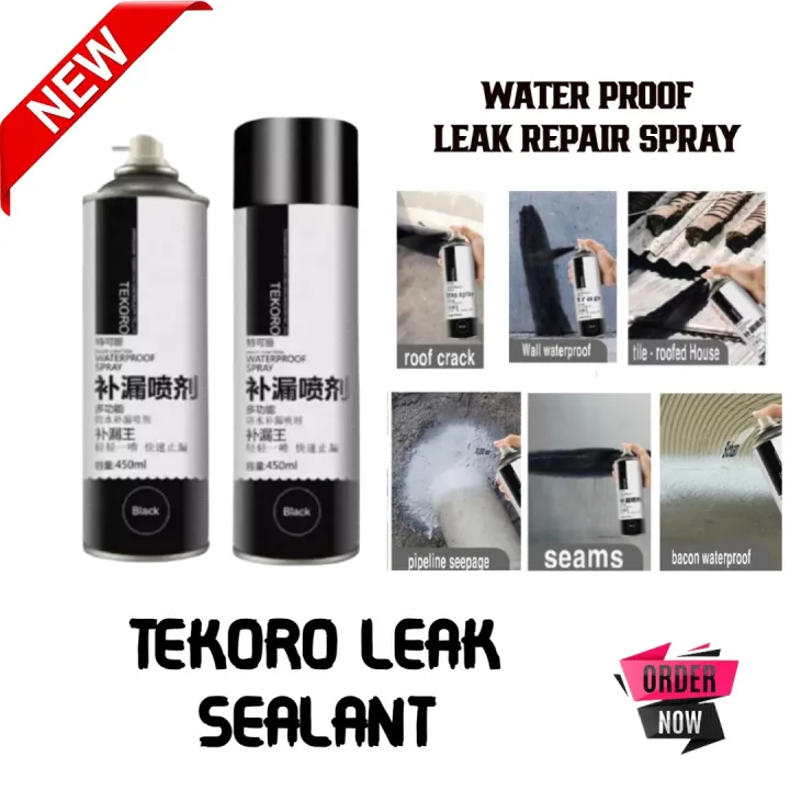 ROS TEKORO ANTI LEAK SEALANT SPRAY | 450ML 100% WATERPROOF SPRAYS ...