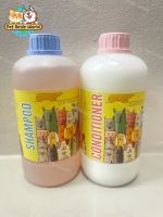 CHIFFON Pet clean แชมพูและครีมนวด สำหรับสัตว์เลี้ยง