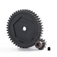 Harden Steel Spur Gear 45T 0.8M 32P Motor Pinion Gear 11T for 1/10 RC Crawler TRX-4 TRX4 TRX6 Upgrade Parts 8053 6747