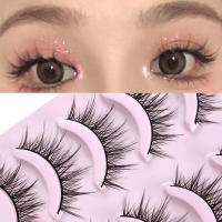 5คู่ Lash Extension 3D Bunch ญี่ปุ่น Fairy ขนตาปลอม