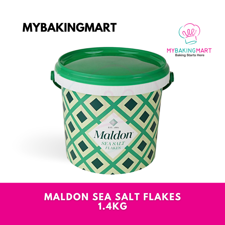 Mybakingmart Maldon Sea Salt Flakes 1.4kg Kepingan Garam Laut Lazada