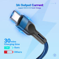 ♥จำกัด Gratis Ongkir♥สาย USB Type C ชาร์จเร็วสายรับส่งข้อมูลสายชาร์จ USB-C สำหรับ Xiaomi 13 12 Pro เรดหมี่หัวเว่ย Samsung X5 Oneplus Poco