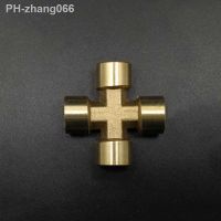 1/4 quot; BSP Female Thread 4 Way Cross Brass Pipe Fitting Adapter Coupler Connector For Water Fuel Gas