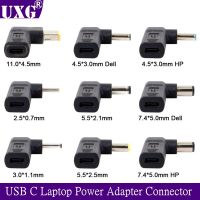 Laptop Power Adapter Connector DC Plug USB Type C Female To Universal Male 11x4.5mm For Lenovo Asus Hp Dell Acer Notebook Charge