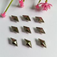 【CW】 100pcs/lot fashion 10 18mm Silver diamond Studs Spots Punk Rock Biker Spikes Rivets Bag Shoes Bracelet Clothes