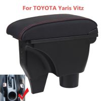 ﺴﺴ For TOYOTA Yaris Armrest For TOYOTA Yaris Vitz Car Armrest box Car Accessories Interior Parts details Storage box Retrofit parts