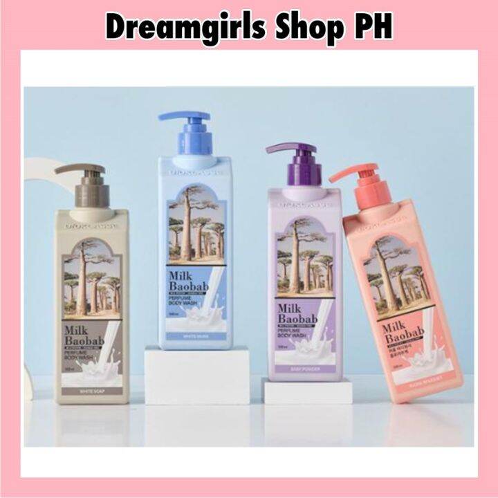 MILK BAOBAB Body Wash White Musk Scent BTS Jungkook Used It! Lazada PH