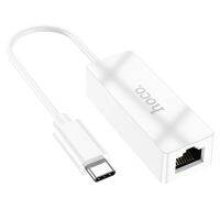 Hoco UA22ได้รับอะแดปเตอร์อีเทอร์เน็ต USB-C / Type-C แบบมีสาย100 Mbps