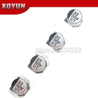 10PCS Electrolytic capacitor 50V33UF 6.3*7.7mm SMD aluminum electrolytic capacitor 33uf 50v Electrical Circuitry Parts