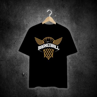 THE WING OF BASKETBALL Printed t shirt unisex 100% cotton