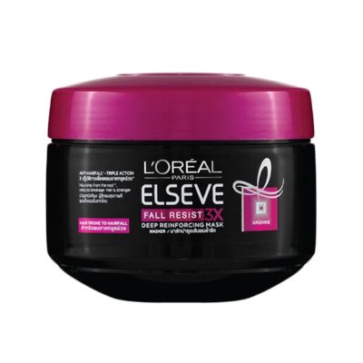 LOreal Paris Elseve Fall Repair Resist 3X Mask 200 ml. ลอรีอัล มาสก์บำรุงเส้นผมสําหรับผมขาดหลุดร่วง loreal  0834