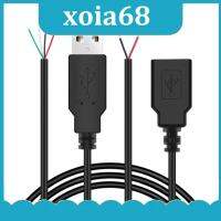 xoia68 Shop 5V USB Power Supply Cable 2 Pin USB 2.0 A Female Male 4 Pin Wire Jack Charger Charging Cord Extension Connector DIY