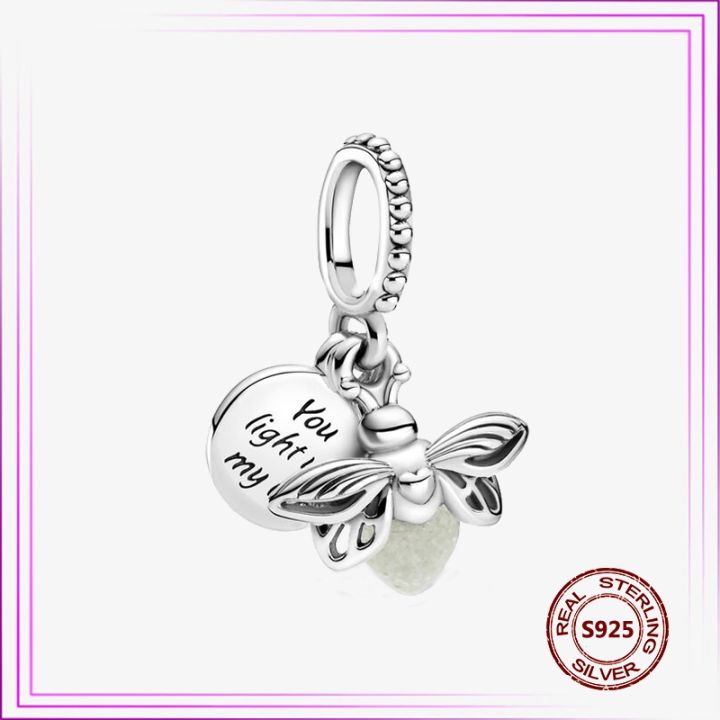925-silver-rose-gold-insect-chameleon-flamingo-dragonfly-flower-charm-plata-de-ley-heart-bead-diy-for-original-bracelet-jewelry