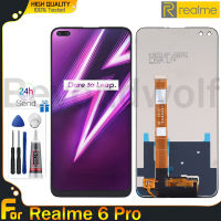 Beyondwolf หน้าจอ LCD 6.6นิ้วของแท้สำหรับ Realme 6 Pro สัมผัสหน้าจอ LCD หน้าจอดิจิตอลแทนการประกอบสำหรับ Realme 6 Pro หน้าจอ RMX2063 RMX2061